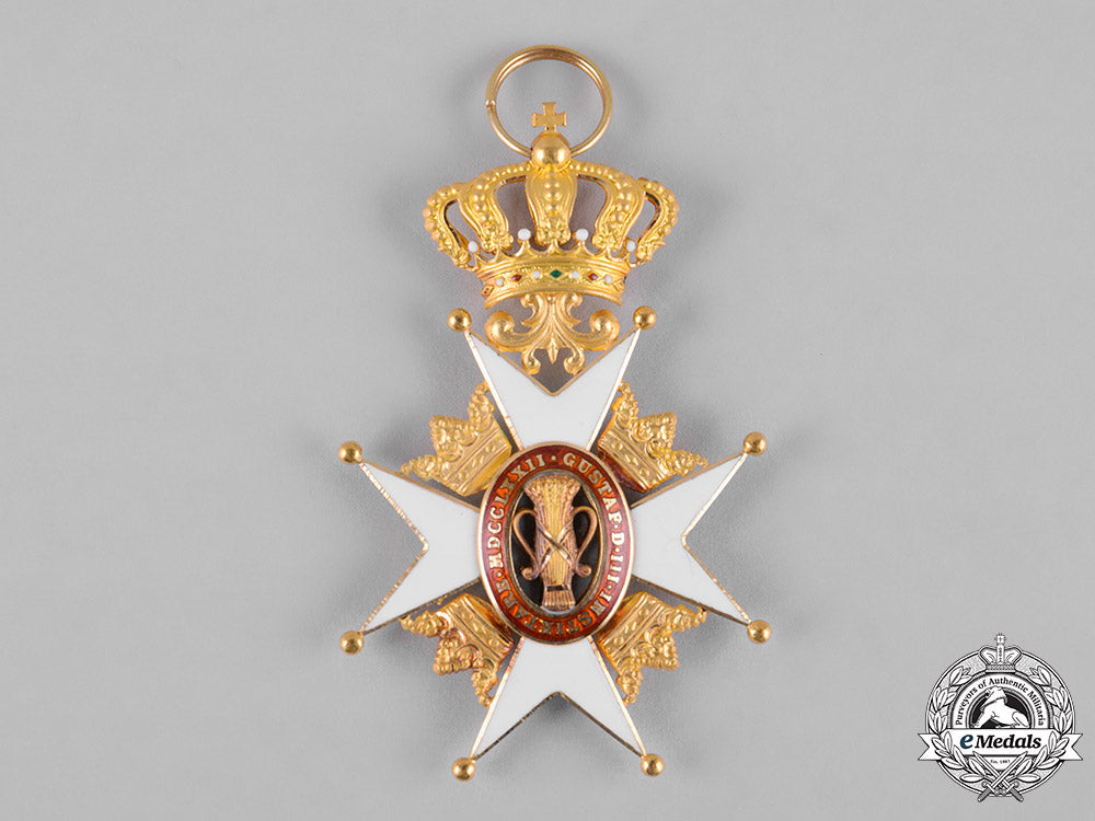 sweden,_kingdom._an_order_of_vasa_in_gold,_i_class_knight,_by_c.f._carlman_c19-6238_1