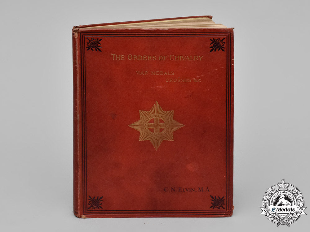 united_kingdom._a_hand-_book_of_the_orders_of_chivalry,_war_medals&_crosses_with_their_clasps&_ribbons_and_other_decorations,_with_illustrations_by_charles_norton_elvin,_c.1892_c19-6455_1_1