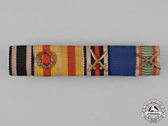 Baden, State. A First And Second War Period Medal Ribbon Bar