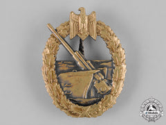 Germany, Kriegsmarine. A Coastal Artillery War Badge, By C.e. Juncker