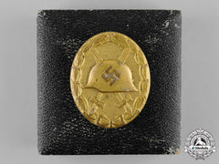 Germany, Wehrmacht. A Wound Badge, Gold Grade, With Case