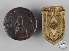 Germany, Hj. A Pair Of Hj Event Badges, C.1935