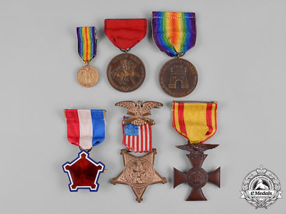 united_states._a_medal_group_to_spanish-_american_war_veteran,_chief_surgeon_major_h.s._kilbourne_c19-7817