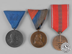 Hungary, Kingdom; Romania, Kingdom. Lot Of Three Medals