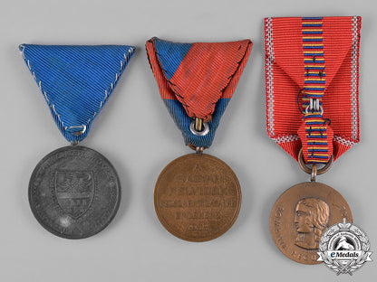 hungary,_kingdom;_romania,_kingdom._lot_of_three_medals_c19-7905