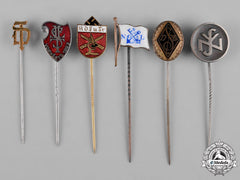 Germany, Third Reich. A Group Of Third Reich Period Stick Pins