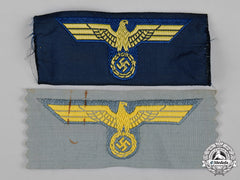 Germany, Wehrmacht. A Pair Of Wehrmacht Cap Eagle Insignia