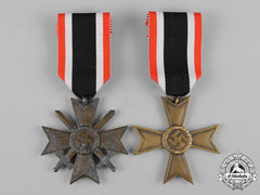 Germany, Wehrmacht. A Pair Of War Merit Crosses
