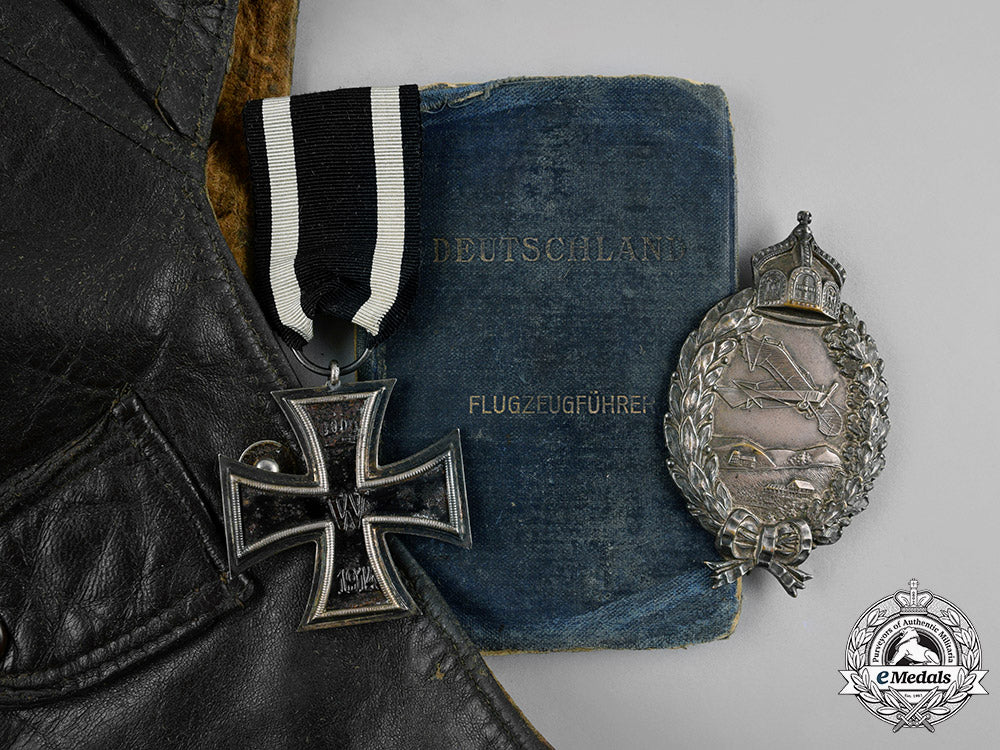 germany,_imperial._a_first_war_flyer's_group_of_oskar_wagner_c19-8129