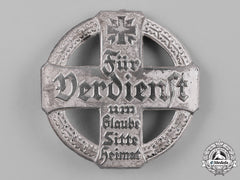 Germany, Weimar. A German Traditions Club Badge, Silver Merit Cross