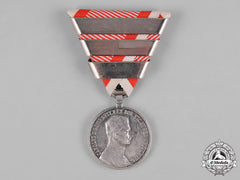Austria, Imperial. A Karl I Bravery Silver Medal, Ii Class, Iv Award, By Kautsch, C.1918