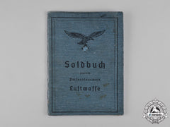 Germany, Luftwaffe. A Soldbuch, 3./Fallschirmjäger-Gen-Batl. 4, Brandenburg