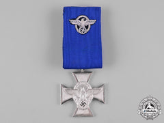 Germany, Ordnungspolizei. A German Police 18-Year Long Service Cross