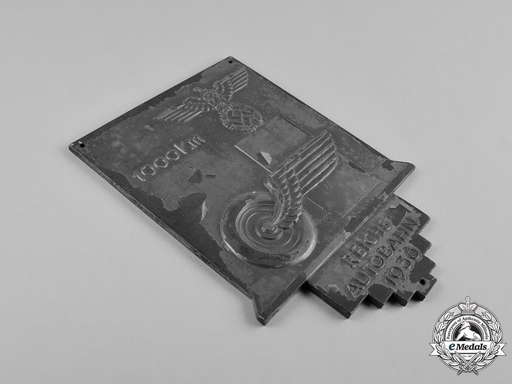 germany,_third_reich._a1936_first1000_kilometers_of_the_autobahn_plaque_by_b.h._mayer_c19-8529