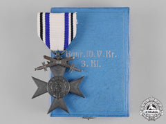 Bavaria, Kingdom. A Military Merit Cross, Iii Class With Swords, With Case, By Weiss & Co.