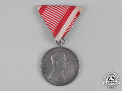 Austria, Imperial. A Silver Bravery Medal, Ii Class, C. 1917