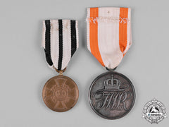 Prussia, Kingdom. A Pair Of Prussian Merit Medals