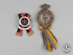Germany, Weimar. A Pair Of Veteran’s Association Badges