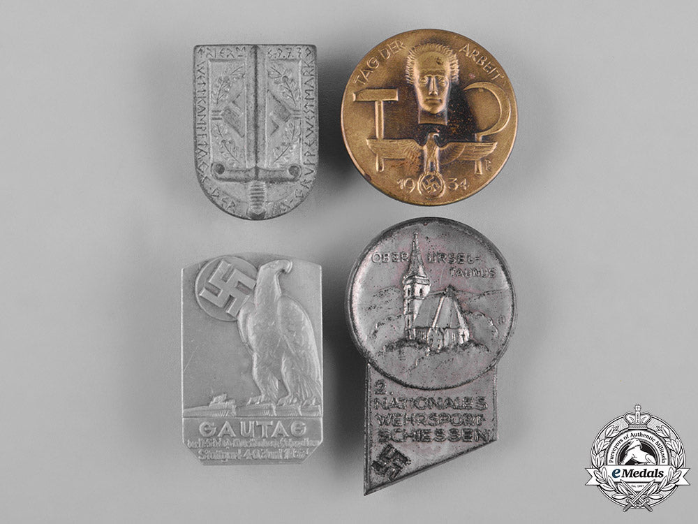 germany,_third_reich._a_group_of_third_reich_period_event_badges_c19-9066