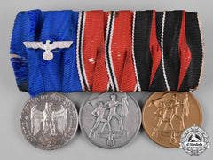 Germany, Third Reich. A Second War German Medal Bar