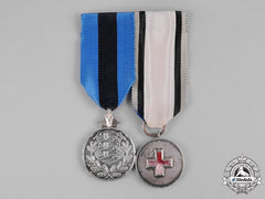 Estonia, Republic. A Pair Of Silver Medals