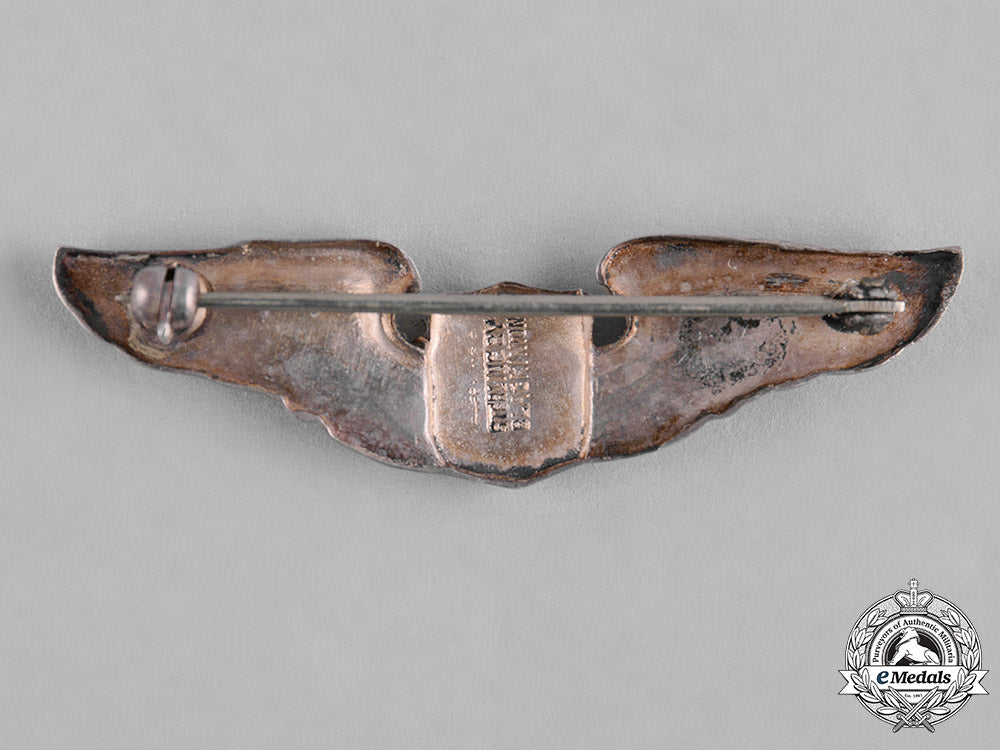 united_states._a_second_war_army_air_force_pilot_badge,_reduced_size_c19-9362