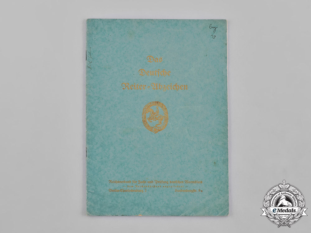 germany,_wehrmacht._a_bronze_grade_equestrian_badge_award_document,1938_c19-956