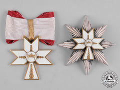 Croatia, Independent State. An Order Of King Zvonimir's Crown, I Class, Civil Division, C.1942