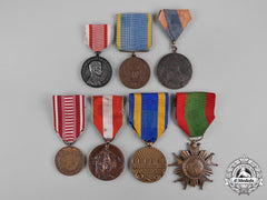 Europe. A Lot Of Seven Medals & Awards