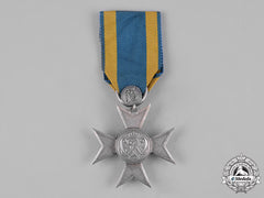 Prussia, Kingdom. A Merit Cross In Silver With 65Th Anniversary Clasp