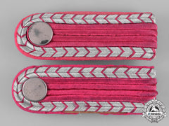 Germany, Feuerschutzpolizei. A Set Of Oberwachtmeister Shoulder Boards
