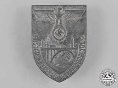 Germany, Nsdap. A 1942 Luxemburg Nsdap Regional Meeting Badge By Ziemer & Söhne