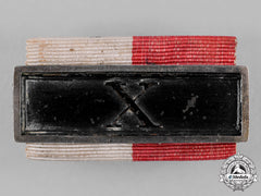 Bremen, State. A Long Service Decoration, Iron Bar For Ten Years