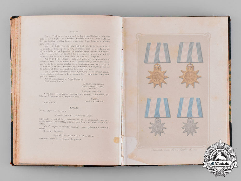 argentina._historia_de_los_premios_militares_república_argentina,_i,_ii&_iii_volumes,1910_c19_0706