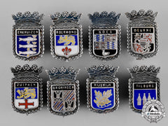 Netherlands, Kingdom. Forty-Eight Civic Coat-Of-Arms Badges
