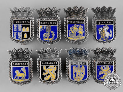 netherlands,_kingdom._forty-_eight_civic_coat-_of-_arms_badges_c19_0786_1_1_1_1_1