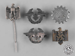 Germany, Third Reich. A Group Of Third Reich Period Membership Badges