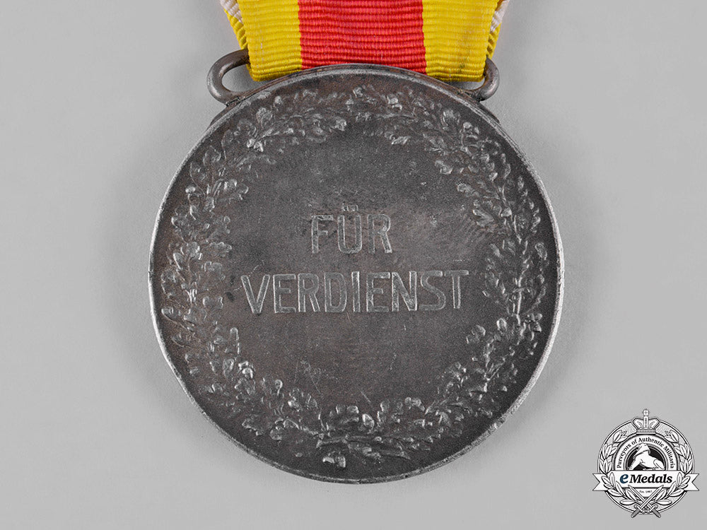 baden,_duchy._a_silver_civil_merit_medal_c19_0972