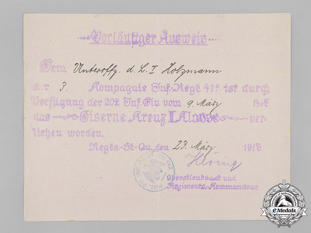 germany,_imperial._a1914_iron_cross_ii_class_with_award_document_to_unteroffizier_holzmann_c19_1030_1
