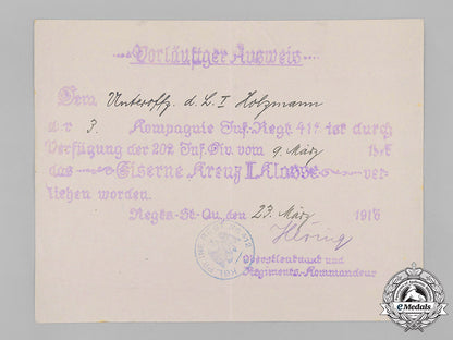 germany,_imperial._a1914_iron_cross_ii_class_with_award_document_to_unteroffizier_holzmann_c19_1030_1