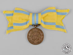 Saxony, Kingdom. A Friedrich August Medal In Bronze, Women’s Version