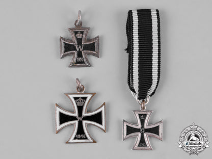 germany,_imperial._a_group_of1914_iron_cross_miniatures_c19_1368_1