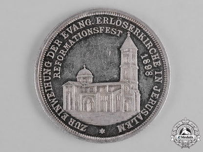 germany,_imperial._an1898_medallion_for_the_church_of_the_redeemer_and_reformation_festival_in_jerusalem_c19_1394