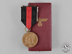 Germany, Wehrmacht. A Sudetenland Medal With Prague Castle Bar, With Case, By Deschler & Sohn