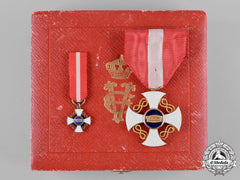 Italy, Kingdom. An Order Of The Crown In Gold, V Class Knight, C.1920