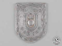 Croatia, Independent State. A Ustasha Defence Badge, C.1942