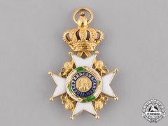 Saxe-Coburg And Gotha, Duchy. A Miniature Ernestine House Order In Gold, Commander’s Cross, C.1900
