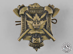 Canada. A First War 224Th Infantry Battalion Cap Badge