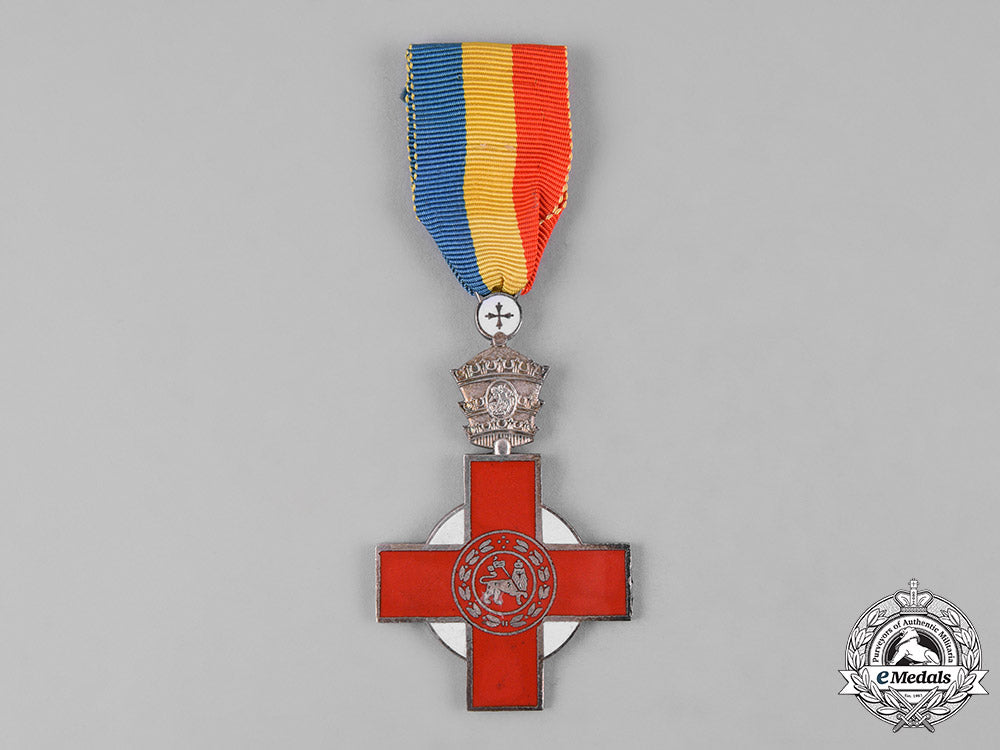 ethiopia,_empire._a_red_cross_decoration_c19_1864_1