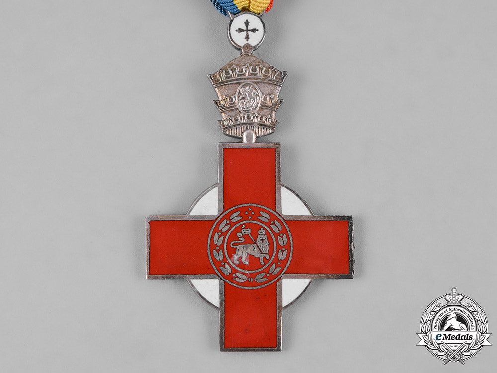ethiopia,_empire._a_red_cross_decoration_c19_1865_1